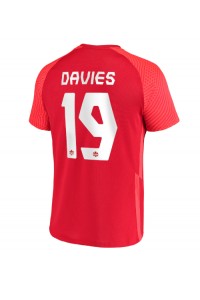 Canada Alphonso Davies #19 Fotballdrakt Hjemme Klær VM 2022 Korte ermer